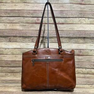 Patricia Nash Brown Leather Poppy Tote